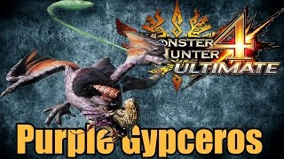 Monster Hunter 4 Ultimate  Purple Gypceros [upl. by Leelahk]