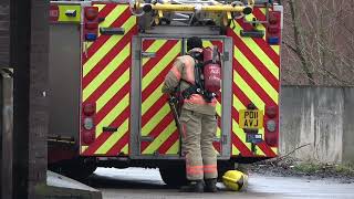 6 Pump Training Exercise In Manchester Greater Manchester Fire And Rescue Service [upl. by Forland]