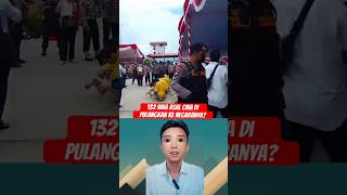 Sebanyak 132 WNA Asal Cina Dipulangkan Ke Negaranya viral shortsviral lovescammingbatam [upl. by Yrkcaz]