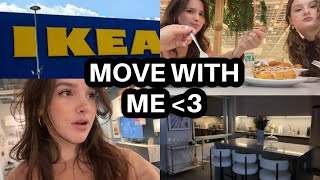 IKEA haul Tv mounting kitchen organization etc  The Moving Series  Day 6 [upl. by Nrek783]