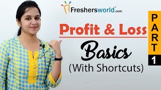 Aptitude Made Easy  Profit amp Loss – Basics and Methods Profit and loss shortcuts Math tricks [upl. by Walli]