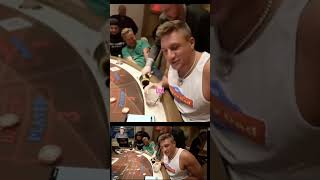 SteveWillDoIt amp smashed uncle spills drink on baccarat table stevewilldoit redrockcasino [upl. by Retsub]