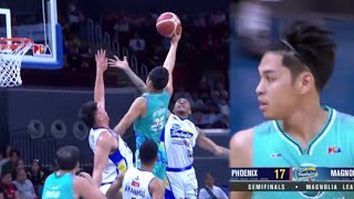 Ricci Rivero SHOCKS Abueva amp Sangalang w INSANE Verticality on his layup [upl. by Loralyn103]