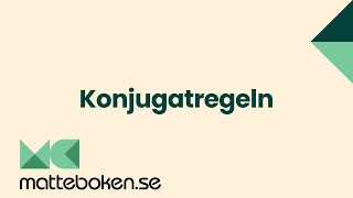 Konjugatregeln  Algebra  Matte 2 [upl. by Yeclek]