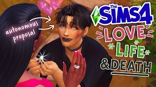 getting engaged ALREADY  Sims 4 Love Life amp Death 2 [upl. by Paterson]