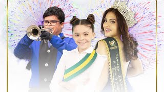 Desfile de nivel medio  Fiestas Julias en Huehuetenango 2024 🔰 [upl. by Nalak]