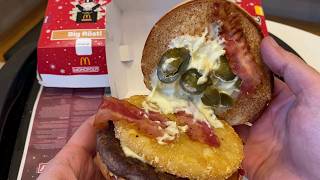 Whats Inside McDonalds Germanys Christmas Burger [upl. by Leoni]