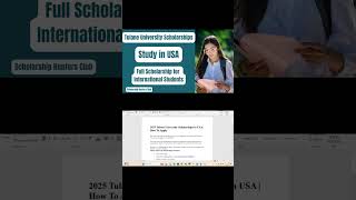 Tulane University Scholarships  Scholarship for International Students  Apply Now  Study in USA [upl. by Hump]