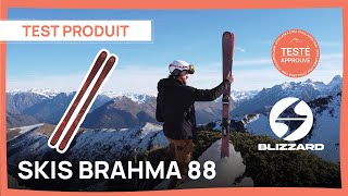 TEST DES SKIS BRAHMA 88  BLIZZARD PAR HUGO [upl. by Sihtnyc844]