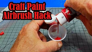 How to Airbrush Craft Paint the Right Way [upl. by Mauldon591]