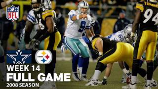 Defensive Battle On A Cold Night In Pittsburgh Cowboys vs Steelers Full Game  NFL 2008 Week 14 [upl. by Egag]