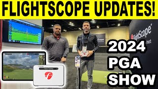 Flightscope Mevo Limited Edition amp Badger AI Review 2024 PGA Merchandise Show [upl. by Noraj836]