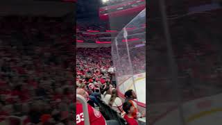 “Jared Goff” Chant Breaks Out at Red Wings Game [upl. by Jen]