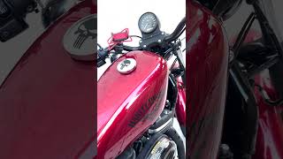 Cold Start 2018 Harley Davidson Iron 883 with Stock Exhaust  Wicked Red [upl. by Modla289]