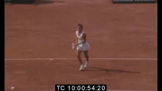 Evonne Goolagong vs Chris Evert June 10 1973 [upl. by Standing]