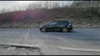 Golf V 20 Tdi 280Hp Custom Exhaust  Straight Pipe [upl. by Hendry]