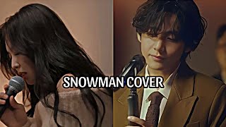 Taehyung and Jennie snowman cover Ai cover [upl. by Keppel]