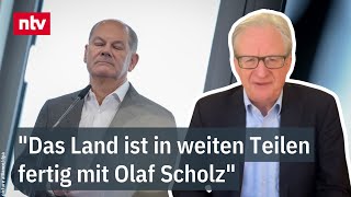 Von Lucke zu SPDKanzlerkandidat quotDas Land ist in weiten Teilen fertig mit Olaf Scholzquot  ntv [upl. by Amice]