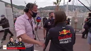 Christian Horner awkward interview with Ted Kravitz [upl. by Allwein]