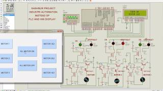 INDUSTRIAL AUTOMATION HMI BY USING MATLAB AND MICROCONTROLLER SHAHNUR PROJECT [upl. by Esmerolda]