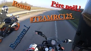 ➡️ DOUBLE RC125 RUPTURE 💨PÈRE NOËL 🎅🏻 [upl. by Belanger]