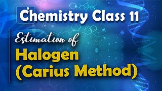 Estimation of Halogen Carius Method  Basic Principles and Techniques in Organic Chemistry [upl. by Nolyaj]