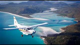 Scenic Aerial Flight Tour  Whitsundays amp Great Barrier Reef [upl. by Notnerb]