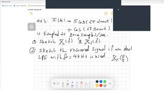 DSP Samplingpart 3 solving examples [upl. by Akeihsal29]