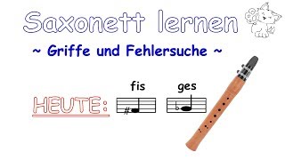 Saxonett lernen  Das fisges [upl. by Lisandra]