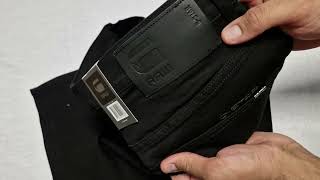 G Star 3301 Slim Jeans Pitch Black Unboxing and Review  Detailed Look [upl. by Pazit227]