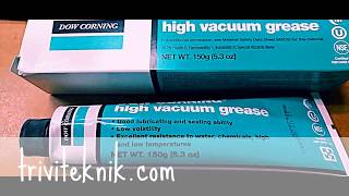 gemuk pelumas vakumDow Corning high vacuum greasemolykote [upl. by Hubie]