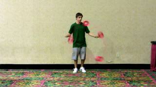 4 Diabolo low  World Record by Ofek Shilton [upl. by Yelich109]