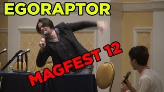 Egoraptor at MAGFest 12  2014 with subtitled questions [upl. by Oralla]