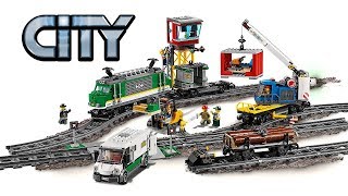 LEGO City Güterzug 60198  Speed build [upl. by Hsiri]