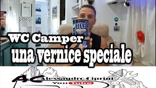 Vernice per sanitari sul lavandino del camper [upl. by Roots]