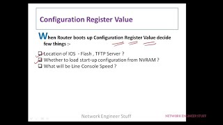 Configuration Register Value on Router  in Hindi [upl. by Cordie]