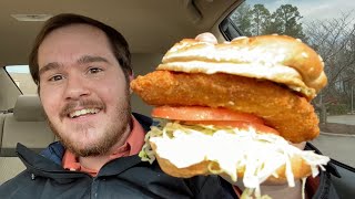 Arby’s Spicy Fish Sandwich Review A Delicious Fail [upl. by Kristoforo]