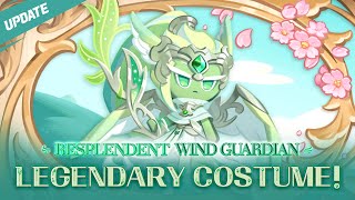 ✨Resplendent Wind Guardian Wind Archer Cookies Legendary Costume [upl. by Notyal]