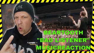 Beartooth Reaction  BAD LISTENER LIVE ROCK AM RING  UK REACTOR  REACTION [upl. by Nylanna]