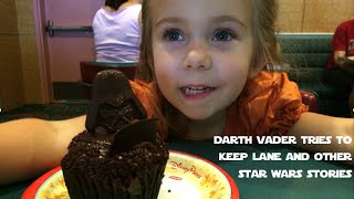 Darth Vader Tries to Keep Lane Star Wars Weekends 2015 [upl. by Jarlen80]