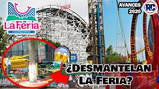 Así luce LA FERIA DE CHAPULTEPEC tras varios meses cerrados  Desmantelan el parque  2020 5 [upl. by Eceinal284]