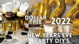 New Year’s Eve Party DIY ideas  Dollar Tree DIY New Years 2022  DIY New Year Decorations [upl. by Flemings]