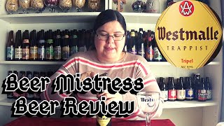 Beer Mistress BEER REVIEW 125  Westmalle Trappist Tripel [upl. by Yatnuhs]