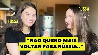 🇷🇺​ Entrevistei a RUSSA que VIROU BRASILEIRA e NÃO quer VOLTAR para RÚSSIA [upl. by Dag]