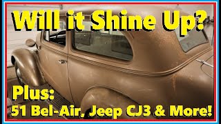 1937 Chevy Back Home Also 1951 BelAir Jeep CJ3B tuneup amp Team Edsel Debrief [upl. by Arreyt421]