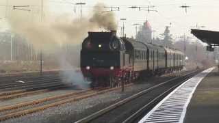 Dampfzug mit 78 468 am 14122014 in Lengerich [upl. by Kattie]