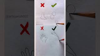 Right Way To Draw shorts shortsfeed youtubeshorts art [upl. by Purse]