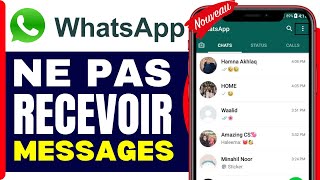 Comment Ne Pas Recevoir Des Messages Sur Whatsapp  En 2025 [upl. by Susejedairam]