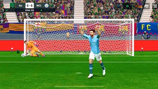 Penalty Shootout 27 FC MOBILE 25 FC Barcelona Vs Manchester City FC fcmobile25 [upl. by Nafis]