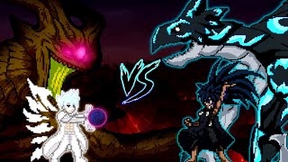 Zeref God Form New VS Acnologia V3 all form in Jump Force Mugen [upl. by Carolan]